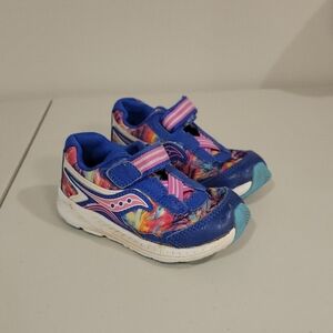 Saucony Kids' Blue and Pink Sneakers